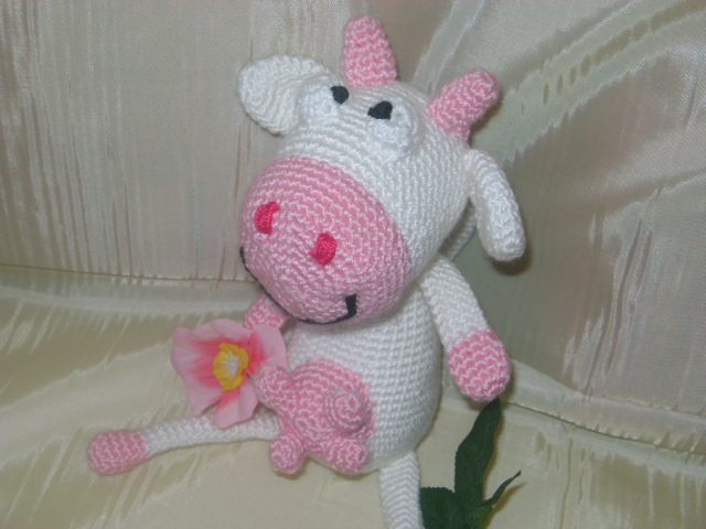 NÁVOD na háčkovanou kravičku