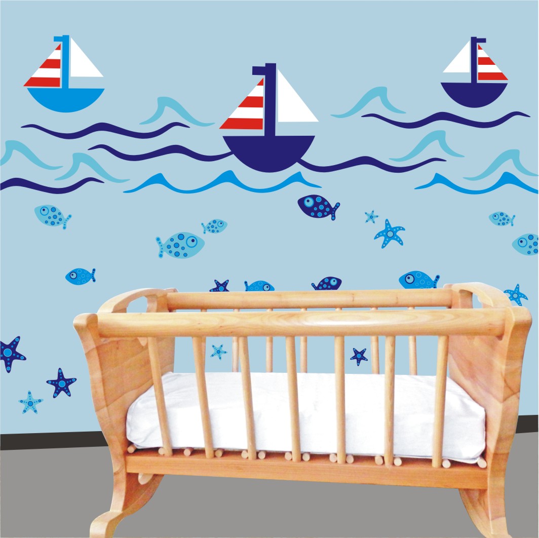 Vodní svět 1 - velikost XL - samolepka