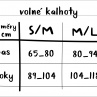 kalhoty z úpletu, mandala, S-2XL