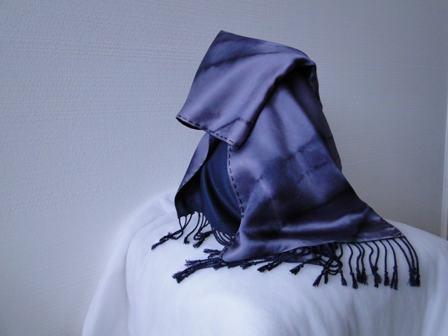 Dvojitá šála hedvábí/pashmina č.19