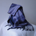 Dvojitá šála hedvábí/pashmina č.19