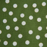 Zelený zápisník s bílými puntíky
