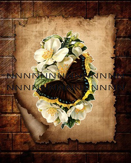 Bavlněná látka - panel  W19