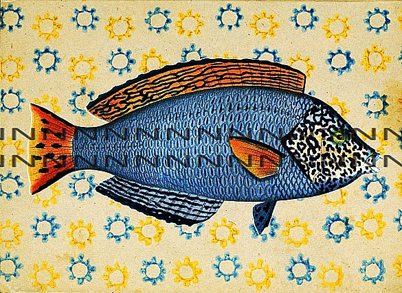 Bavlněná látka - panel  W28