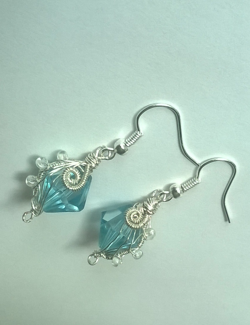 Modráčky náušnice