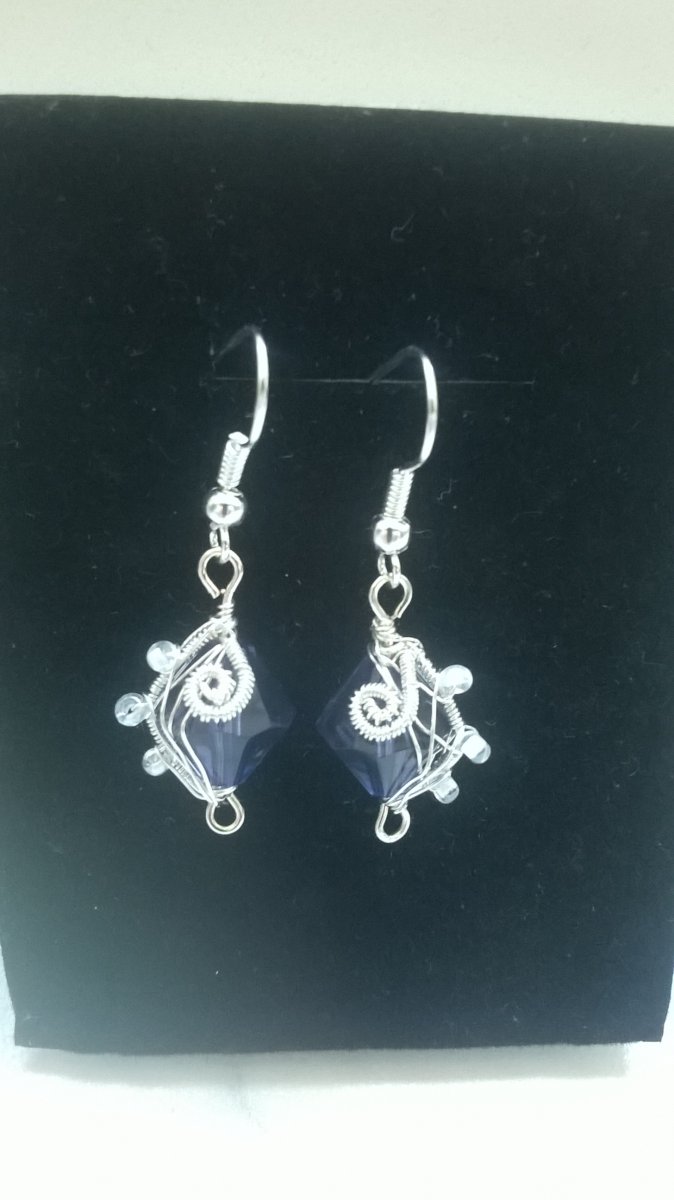 Modráčky náušnice I