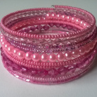 Pink náramek