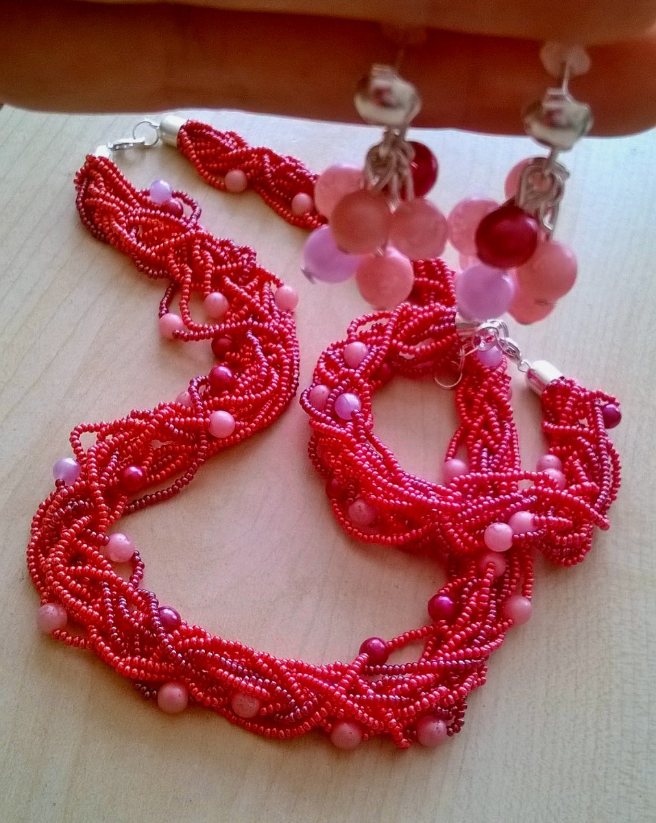 RŮŽOVOFIALOVÝ KOMPLET