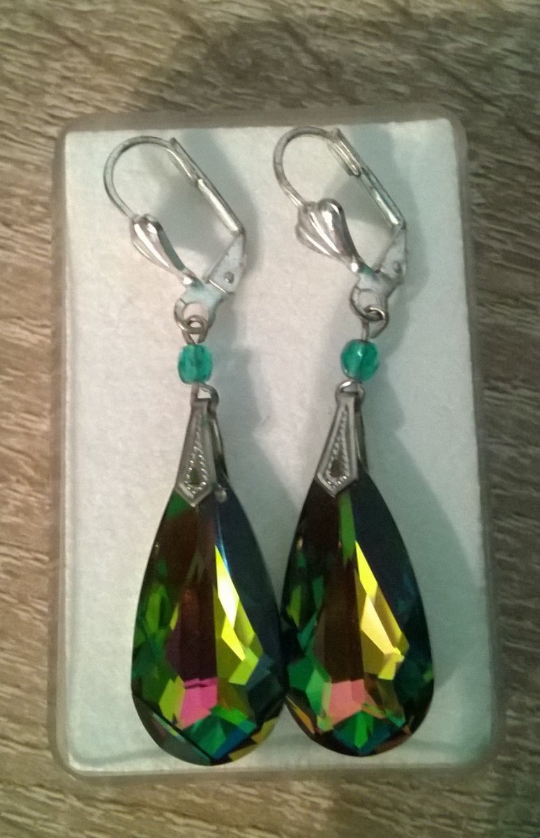 Náušnice s kameny swarovski