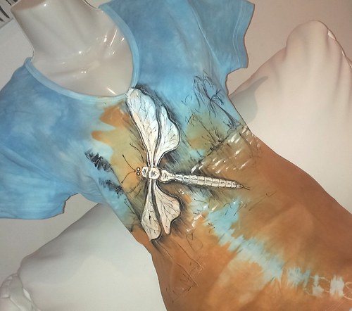 tričko s vážkou 2