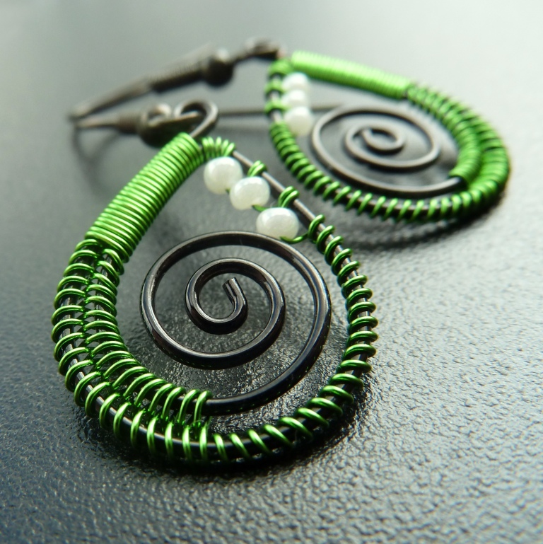 Náušnice - Jarní víla