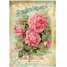 Rýžový papír Scott's rosses (DFSA4097)
      