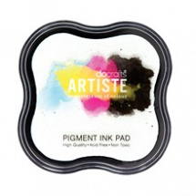 Razítkovací polštářek Artiste pigmentový - bílý (na tmavý podklad není krycí) (DOA 550106)
      