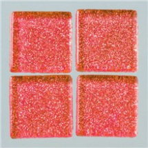 Kamínky mozaika skleněné 1cm/200g červené se třpytkami (2293728)
      