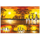 Rýžový papír 48x33cm - Africká krajina a ženy (DFS099)
      