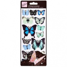 Samolepky plastické Motýli - světle modrý (ANT 816110)
      