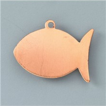 Přívěsek ryba jednoduchá (10ks) (9933662)
      