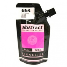 Akrylová barva Abstract 120ml - Fluo Pink 654, neonově růžová (N121121.654)
      