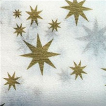 Krepový papír bílý se zlatou hvězdou 1ks (9755-71)
      