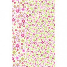 Papír Décopatch (1ks) Zeleno-růžové květy (FDA571)
      