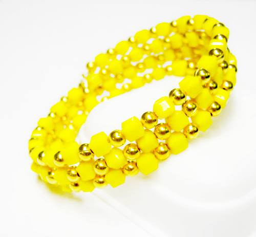 Žlutý náramek "paměťák"