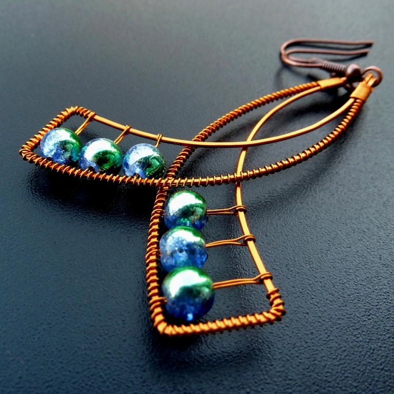 Náušnice - Jedna druhé odrazem n°3