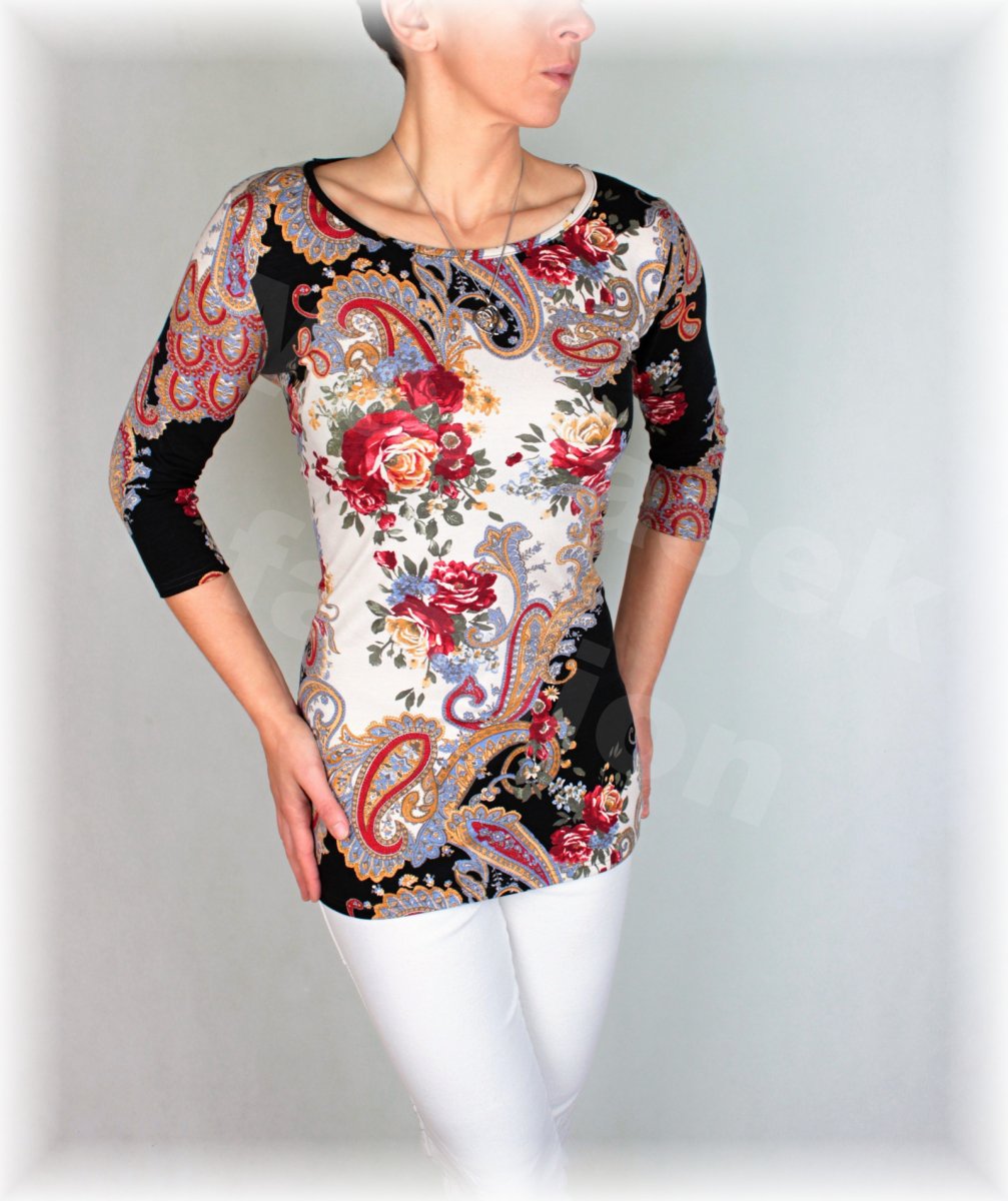 Triko paisley vzor vz.340