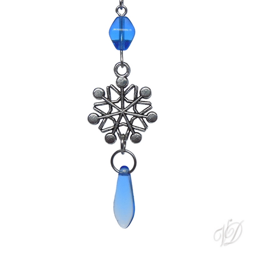 Přívěsek na náhrdelník - Vločka (0409P)