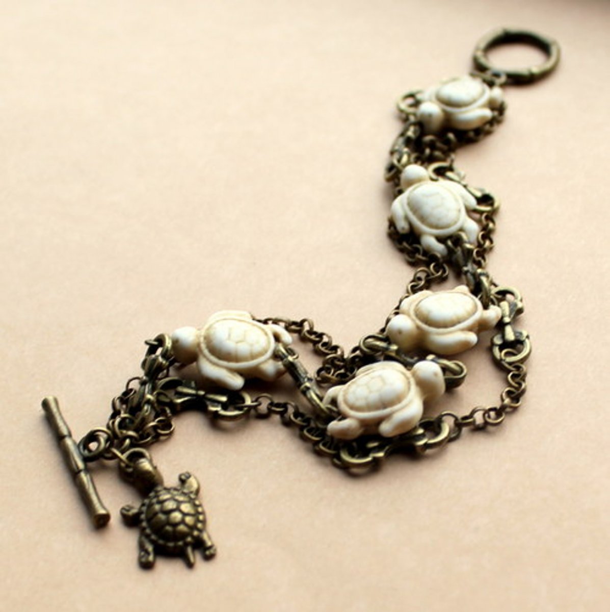 Želvičkový luxusní náramek 