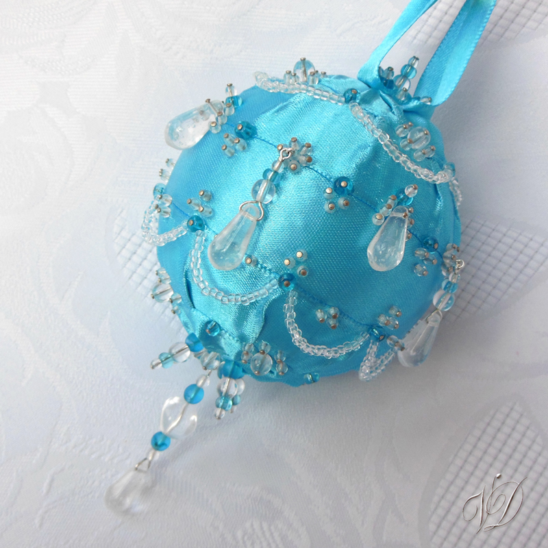 Originální vánoční ozdoba - Bohatství tyrkysu