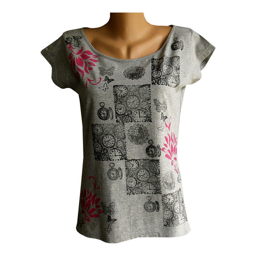 Tmavě šedé tričko velikost 42