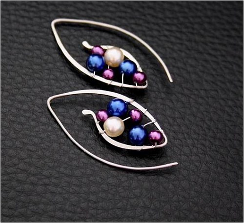 DUHOVÉ LISTY - tepané - hypoalergenní  chirurgická ocel