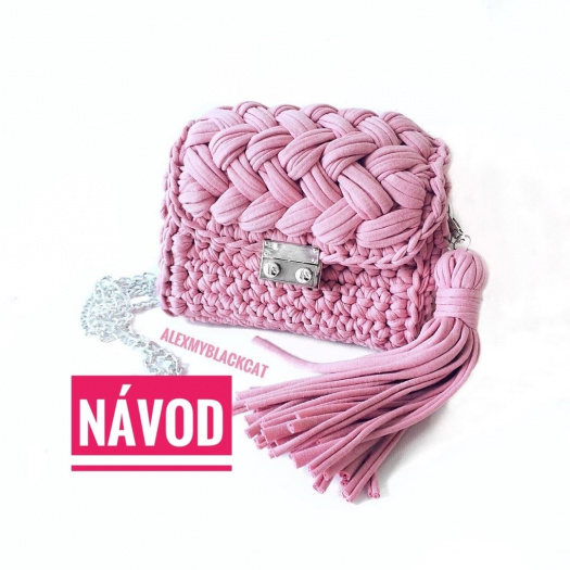 Návod na malou háčkovanou crossbody kabelku 