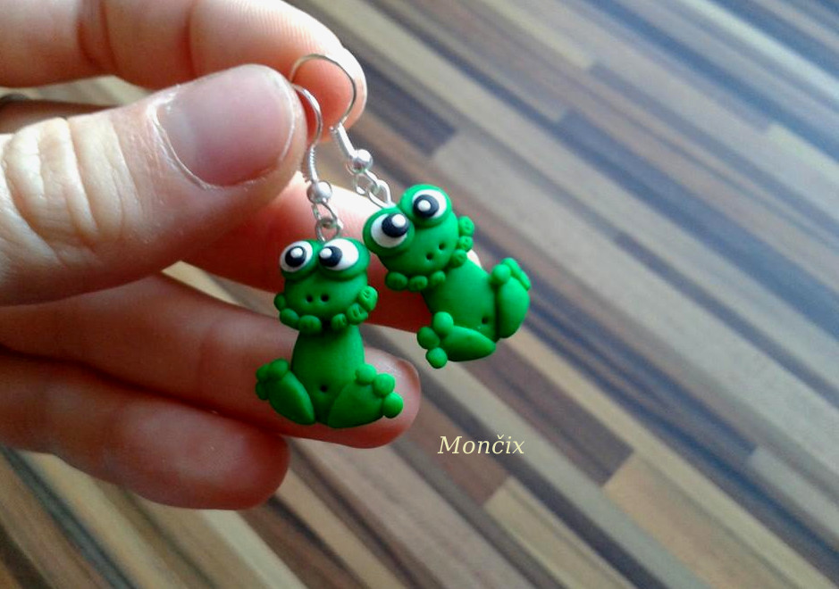 Náušnice žabky