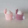 Košíčky - velikonoční zajíček růžový - set 2 ks