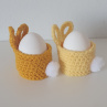 Košíčky - velikonoční zajíček žlutý - set 2 ks