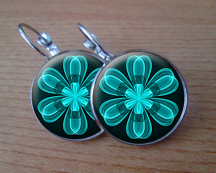 COOL VISACÍ NÁUŠNICE - zářivé květy