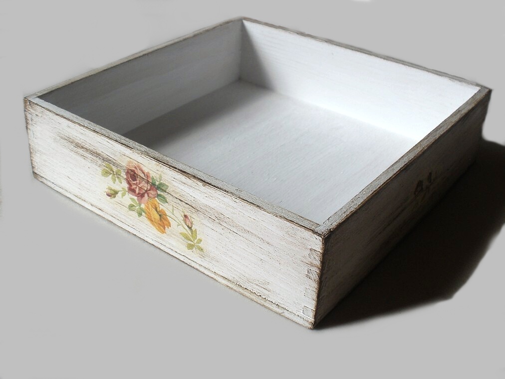 Zásobník na ubrousky Růžičky