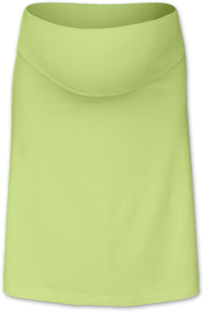 těhotenská SUKNĚ, jaro / léto, světle zelená