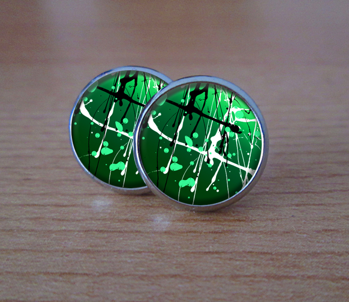 COOL PECKY -zelené  kaňky