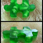 Zelené mýdlo puzzle