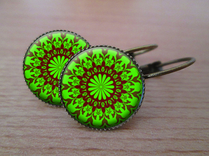 VINTAGE VISACÍ NÁUŠNICE -Fresh Orient