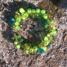 náramek: cinkáček -  zelený