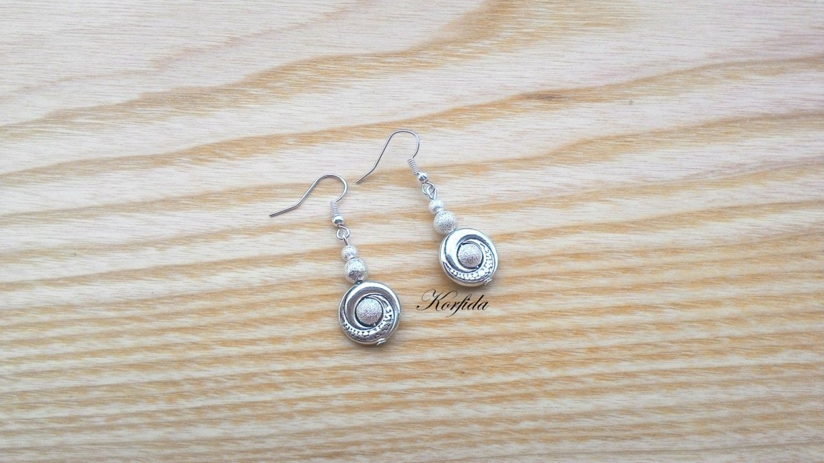 Náušnice kolečka stříbná (802/16)