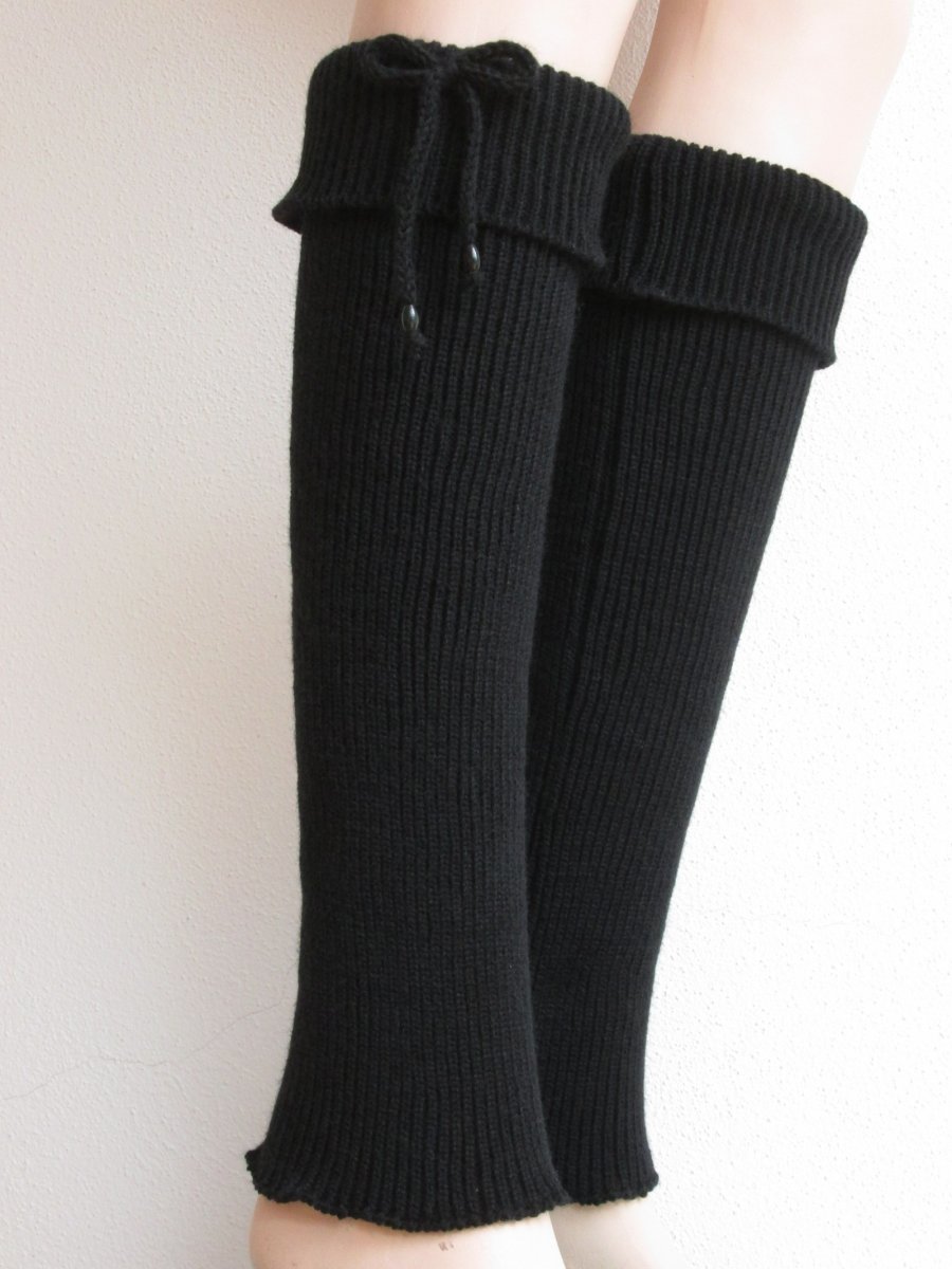 Návleky na nohy - černé