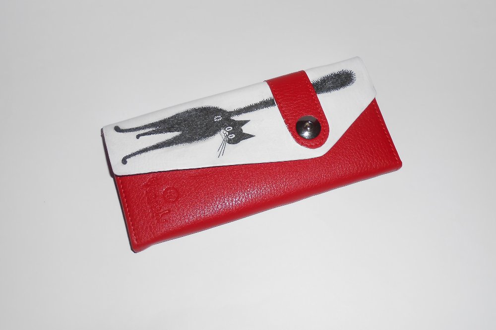 Peněženka-kočičí srdce