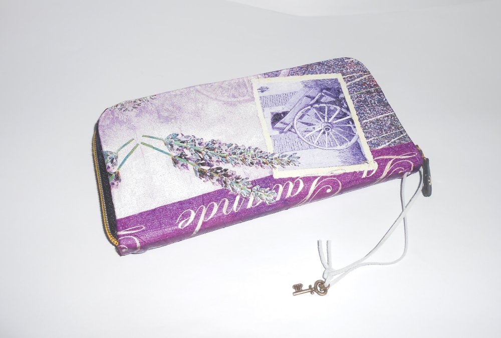 Peněženka-levandule