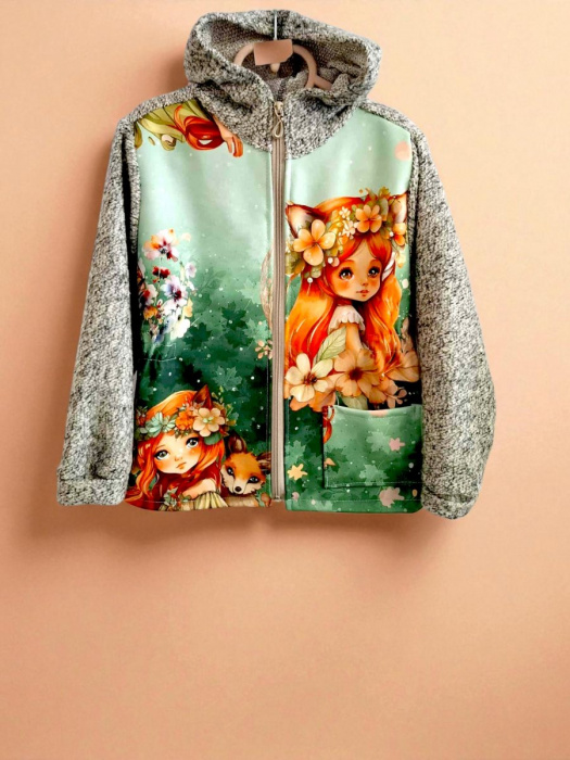 Dětský kabátek parka Víla
