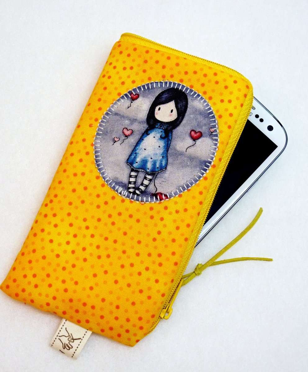 ŽLUTÝ PUNTÍČEK  - obal na mobil