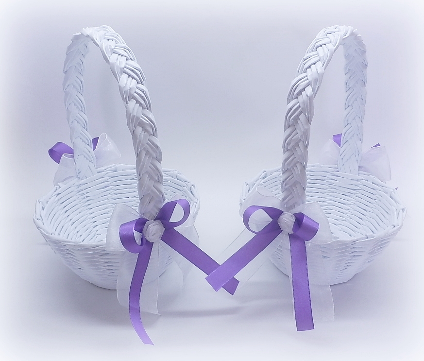 košíček pro družičku-fialová